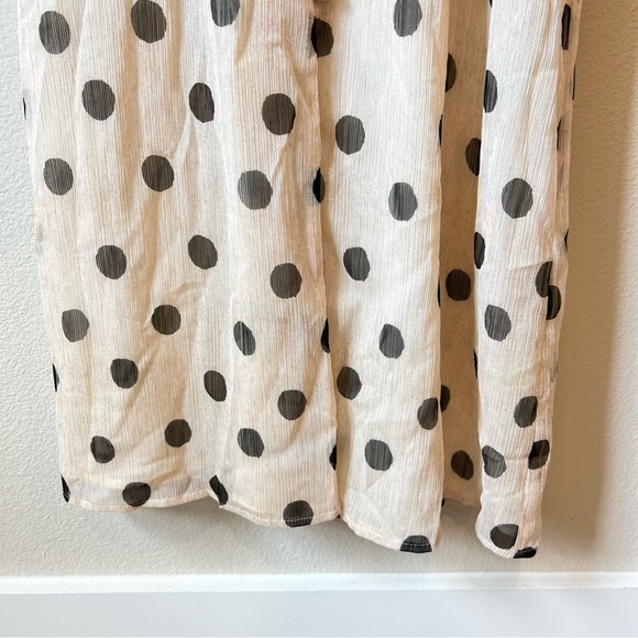 NANUSHKA Zahara Polka Dot Cream Dress - Picture 6 of 11